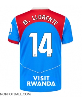 Billige Fotballdrakt Atletico Madrid Marcos Llorente #14 Replika Tredjedrakt 2025-26 Kortermet Billige Fotballdrakt Atletico Madrid Marcos Llorente #14 Replika Tredjedrakt 2025-26 Kortermet